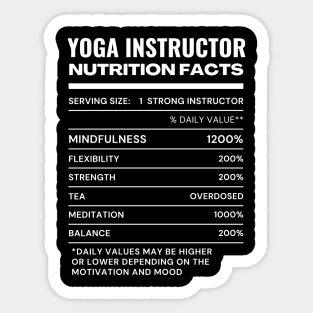 Yoga instructor Sticker